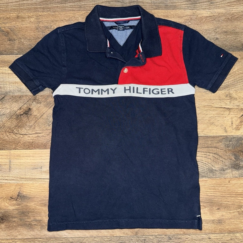 Vintage Tommy Hilfiger Boys Polo Shirt Size 6